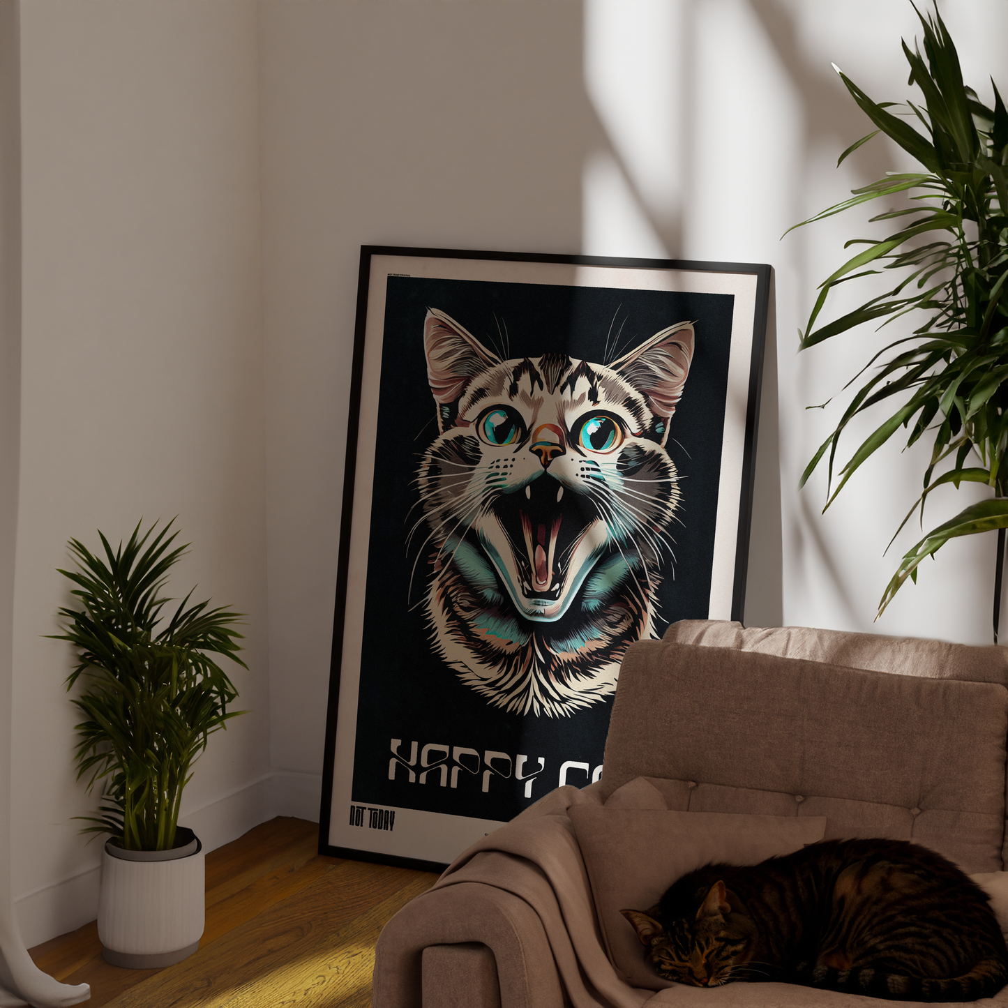 Happy Cat Poster