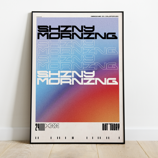 Shiny Morning Poster