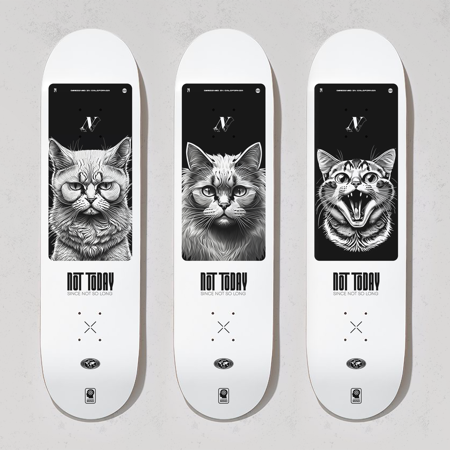 Happy Cat Skate Board